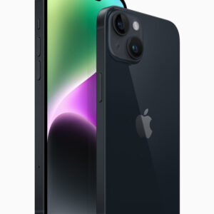 Apple iPhone 14, Midnight, front view