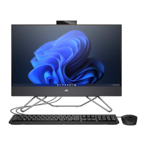 HP 24 All-in-One PC, black, front view