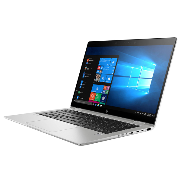 HP EliteBook x360 1030 G3 laptop, black, front view