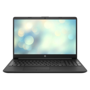 HP 15 laptop, black, front view